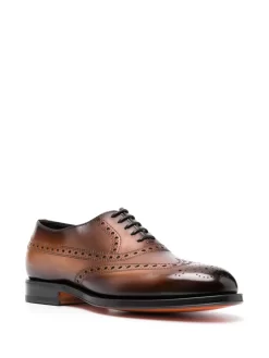 Hombre Santoni Zapatos Oxford Con Efecto Degradado -Masculina Moda Tienda 20227168 50253587 1000