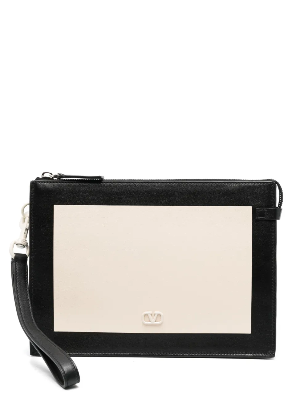 Hombre Valentino Garavani Bolso De Mano Vlogo De Dos Tonos 3 Hombre Valentino Garavani Bolso De Mano Vlogo De Dos Tonos