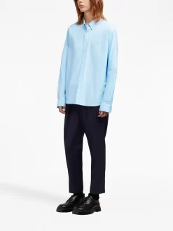 Hombre AMI Paris Camisa Con Logo Bordado -Masculina Moda Tienda 20249740 50740346 1000