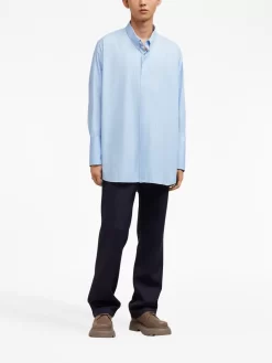 Hombre AMI Paris Camisa A Rayas -Masculina Moda Tienda 20250291 50494885 1000