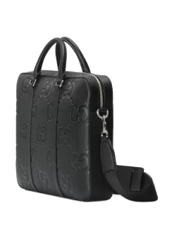 Hombre Gucci Maletín Para Portátil Con Logo En Relieve -Masculina Moda Tienda 20257795 50209256 1000