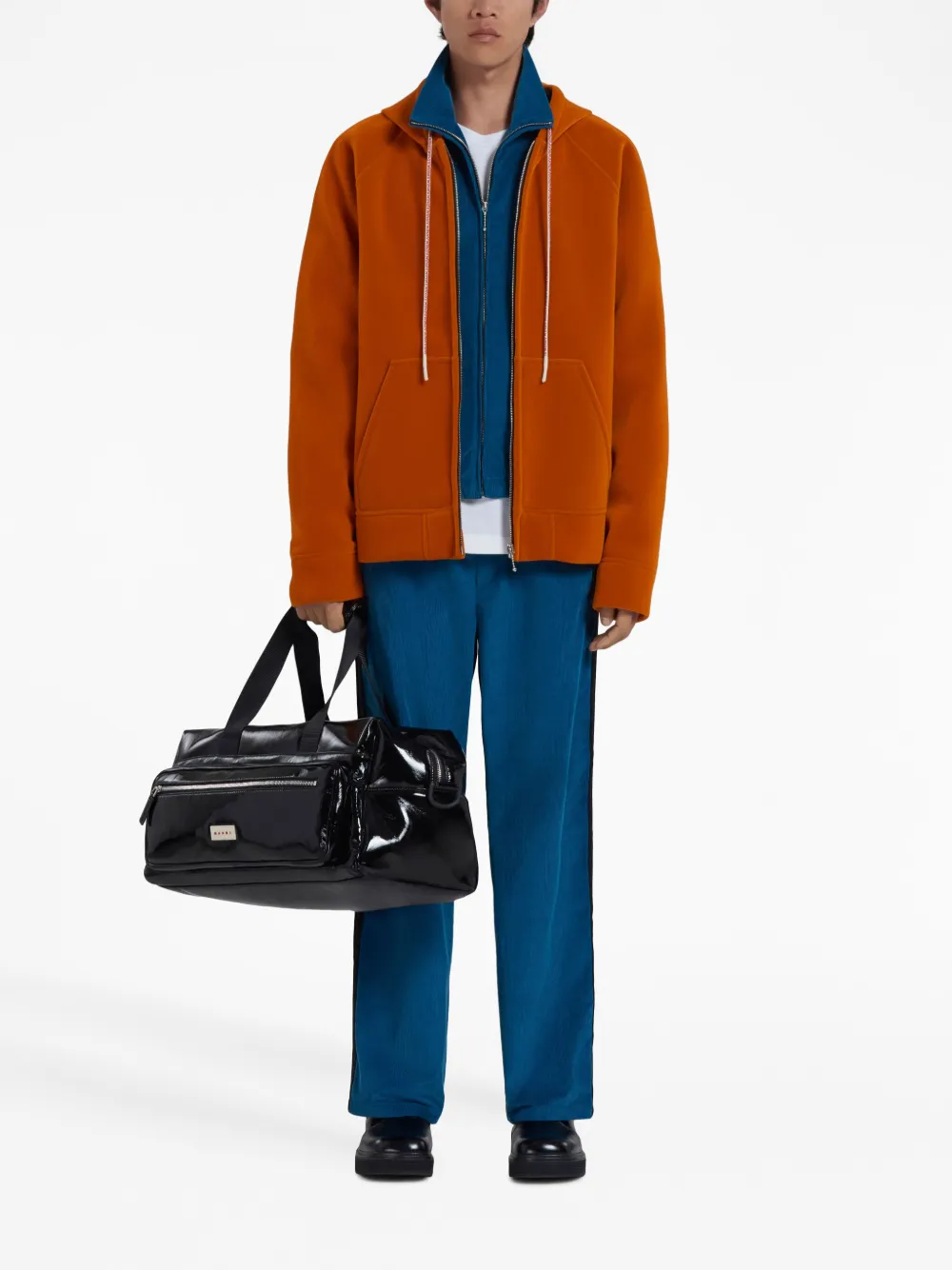 Hombre Marni Estuche De Maquillaje Con Parche Del Logo 4 Hombre Marni Estuche De Maquillaje Con Parche Del Logo - Imagen 2