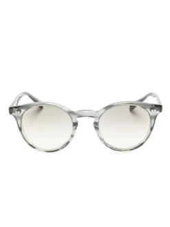 Hombre Oliver Peoples Gafas De Sol Romare Con Montura Redonda