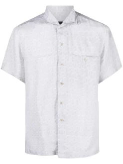 Hombre Corneliani Camisa Con Estampado Gráfico