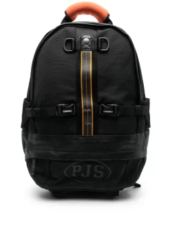 Hombre Parajumpers Mochila Con Parche Del Logo Y Cremallera