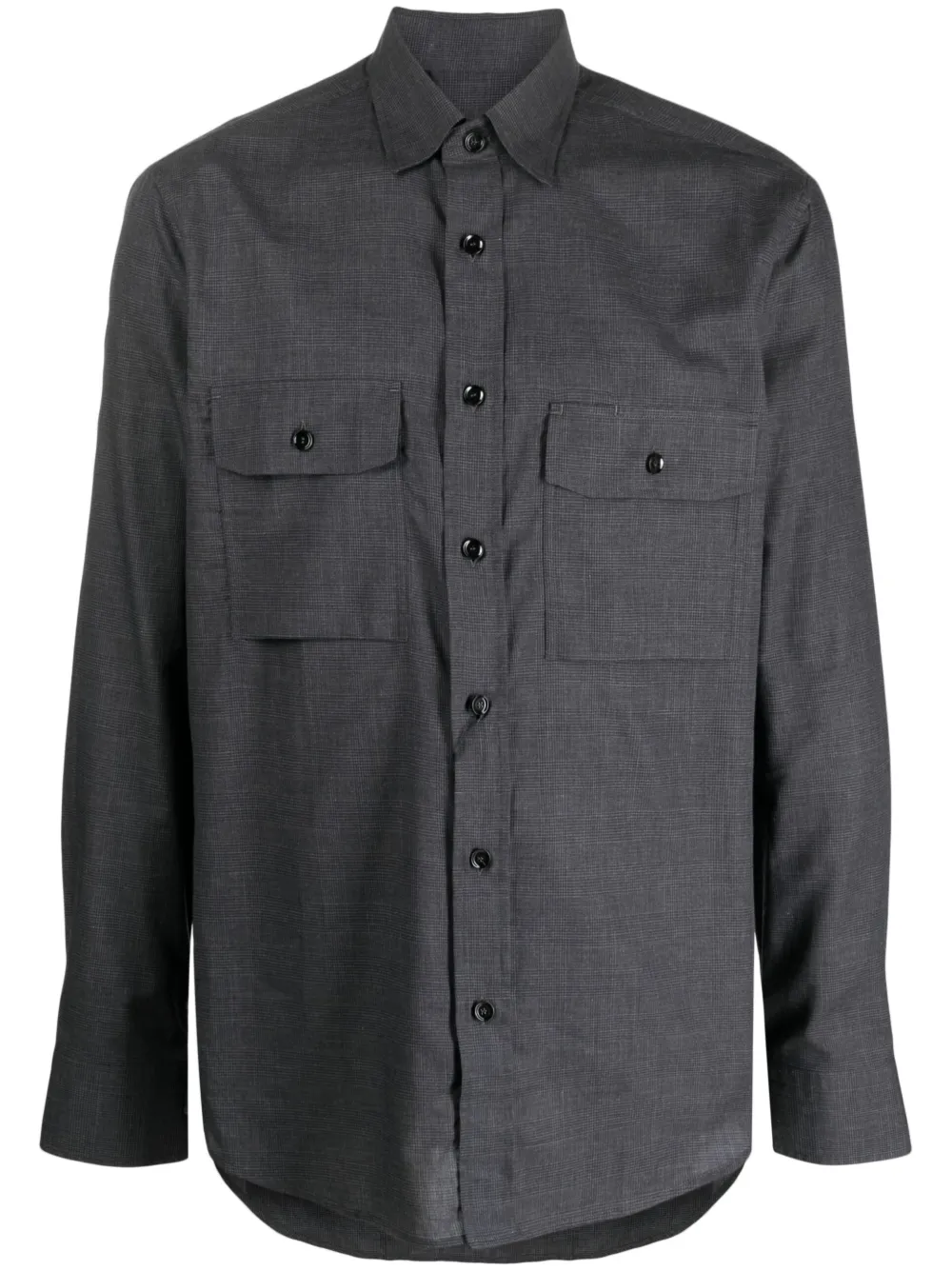 Hombre Brioni Camisa Con Bolsillos De Solapa 3 Hombre Brioni Camisa Con Bolsillos De Solapa