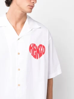 Hombre Kenzo Camisa Con Logo Estampado -Masculina Moda Tienda 20715674 50700710 1000