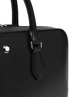 Hombre Montblanc Maletín Para Portátil Con Placa Del Logo -Masculina Moda Tienda 20716662 50645345 1000