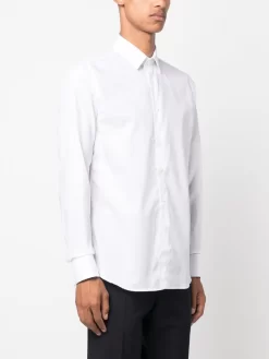 Hombre Canali Pointed-collar Button-up Cotton Shirt 9 Hombre Canali Pointed-collar Button-up Cotton Shirt -Masculina Moda Tienda 20728765 50781539 1000