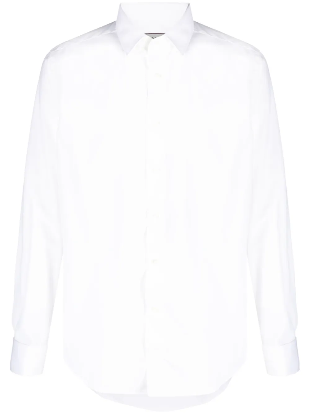 Hombre Canali Pointed-collar Button-up Cotton Shirt 3 Hombre Canali Pointed-collar Button-up Cotton Shirt