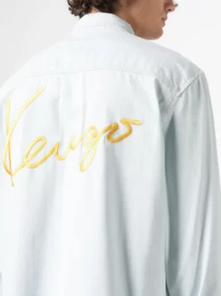 Hombre Kenzo Camisa Vaquera Cowboy Con Logo Bordado 11 Hombre Kenzo Camisa Vaquera Cowboy Con Logo Bordado -Masculina Moda Tienda 20803152 50709686 1000