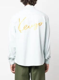 Hombre Kenzo Camisa Vaquera Cowboy Con Logo Bordado 10 Hombre Kenzo Camisa Vaquera Cowboy Con Logo Bordado -Masculina Moda Tienda 20803152 50709689 1000