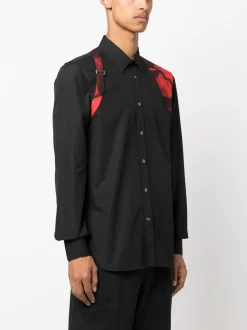 Hombre Alexander McQueen Camisa Harness -Masculina Moda Tienda 20833870 50758798 1000