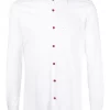 Hombre Kiton Camisa Con Botones Del Logo -Masculina Moda Tienda 20834170 50808558 1000