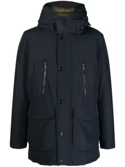 Hombre Woolrich Plumífero Con Capucha