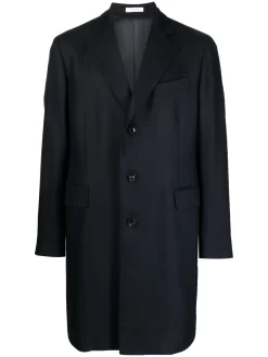 Hombre Boglioli Abrigo Midi Con Botones