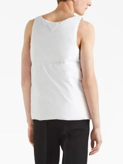 Hombre Prada Chaleco Con Franja Del Logo 10 Hombre Prada Chaleco Con Franja Del Logo -Masculina Moda Tienda 20845286 50750014 1000