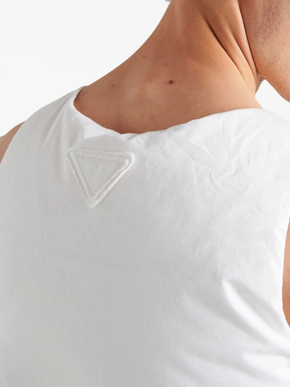 Hombre Prada Chaleco Con Franja Del Logo 8 Hombre Prada Chaleco Con Franja Del Logo - Imagen 6