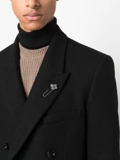 Hombre Lardini Abrigo Con Detalle De Broche -Masculina Moda Tienda 20847534 50769091 1000