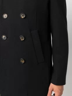 Hombre Eleventy Double-breasted Wool Peacoat -Masculina Moda Tienda 20853584 50789178 1000