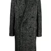 Hombre Lardini Double-breasted Wool-blend Coat