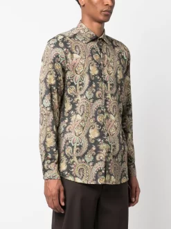 Hombre ETRO Paisley-print Cotton Shirt -Masculina Moda Tienda 20858939 50814320 1000