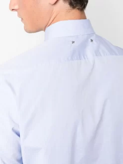 Hombre Golden Goose Logo-embroidered Cotton Shirt -Masculina Moda Tienda 20859464 50797676 1000