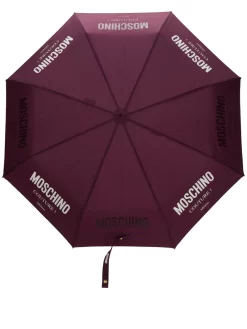 Hombre Moschino Logo-print Compact Umbrella