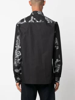 Hombre Versace Jeans Couture Paisley-print Cotton Shirt -Masculina Moda Tienda 20863009 50813671 1000