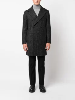 Hombre Tagliatore Arden Double-breasted Coat 8 Hombre Tagliatore Arden Double-breasted Coat -Masculina Moda Tienda 20866455 50800635 1000